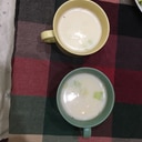 キャベツとパプリカのミルクスープ
